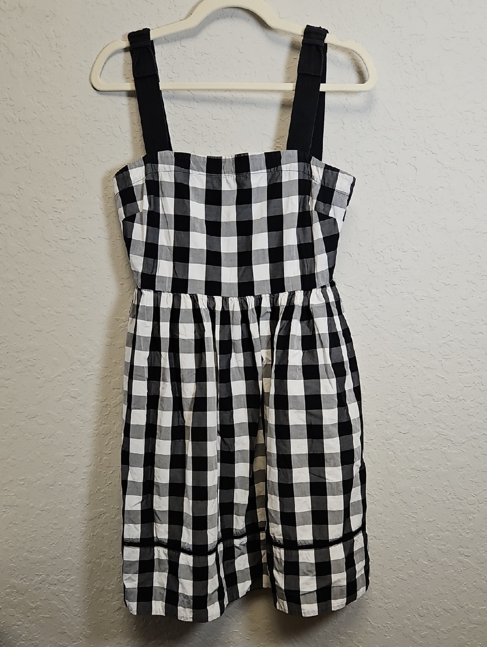 Kate Spade New York Broome Street Gingham Dress 100% Cotton Size 6 - Picture 6 of 13